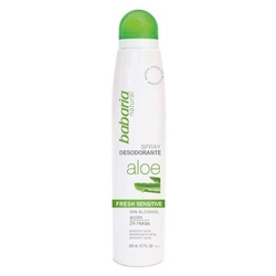 Babaria deodorant sprej FRESH SENSITIVE s aloe vera (200 ml) - DMT