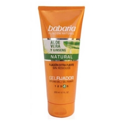 Babaria přírodní fixační gel na vlasy s aloe vera a ženšenem (200 ml) - DMT