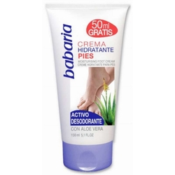 Hydratační krém na nohy s aktivním deodorantem a aloe vera 150 ml