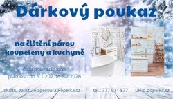 Dárkový poukaz na čištění párou