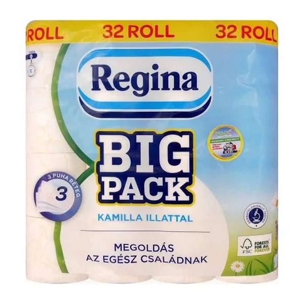 Toaletní papír Regina, 3 vrstvy - 32 ks