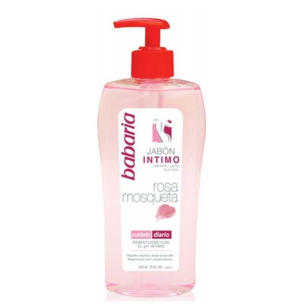 Babaria tekuté mýdlo na intimní hygienu s růží šípkovou (300 ml) - DMT