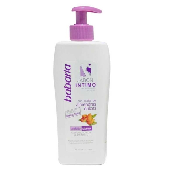 Babari tekuté mýdlo na intimní hygienu s mandlovým olejem (300 ml) - DMT