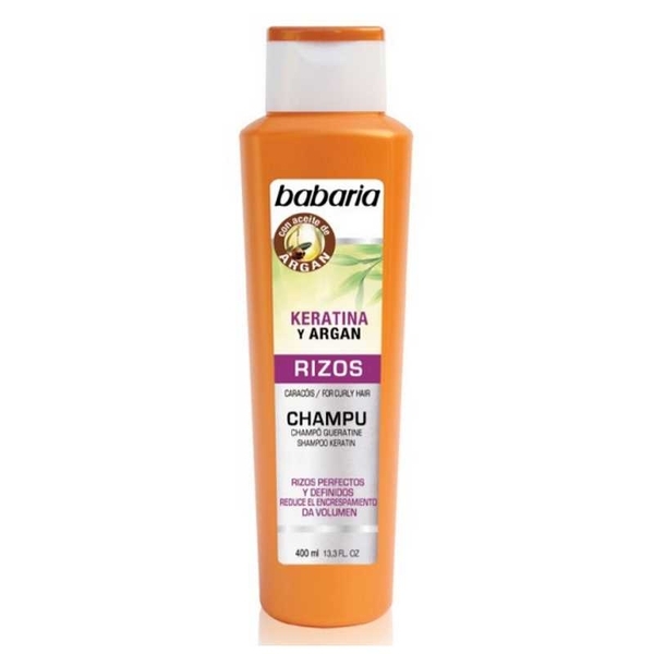 Babaria šampon na vlnité vlasy s keratinem a arganem (400 ml) - DMT