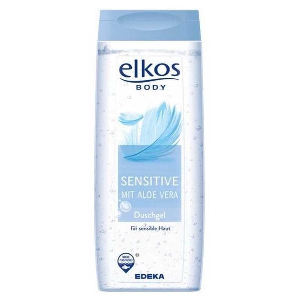 Sprchový gel pro ženy - Elkos vůně Senstive s Aloe Vera (čirá) pro citlivou pokožku (300 ml)